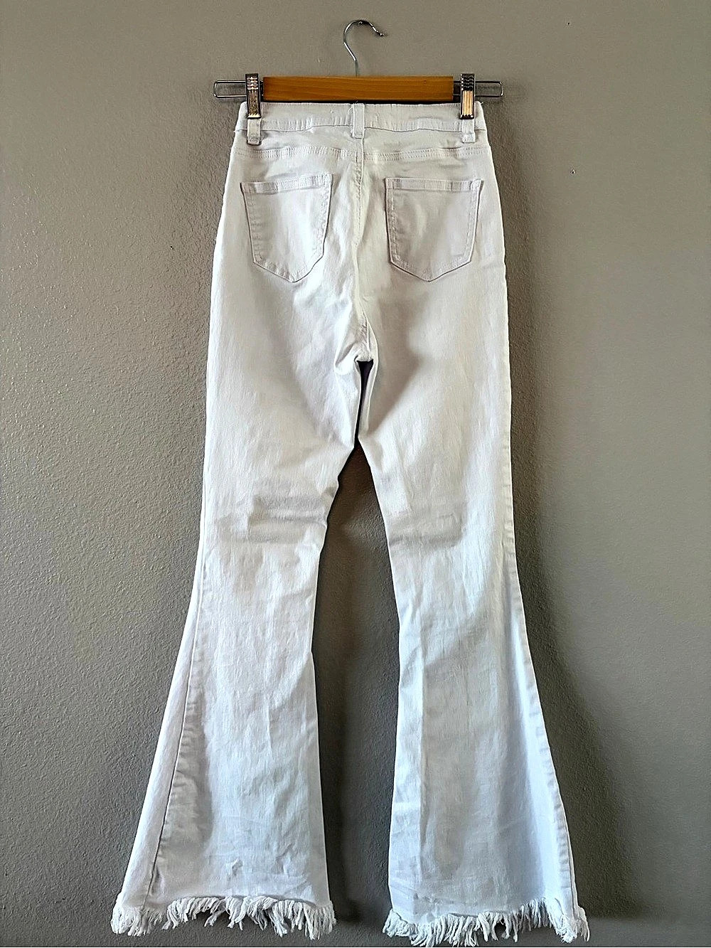 White Flare Jeans - Picture 2 of 2